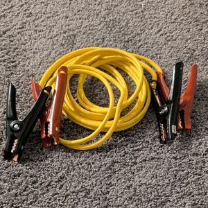 Heavy-Duty Yellow Jumper Cables